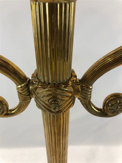 Gorgeous Heavy Solid Brass Floor Lamp by Chapman at 1stDibs | chapman ...