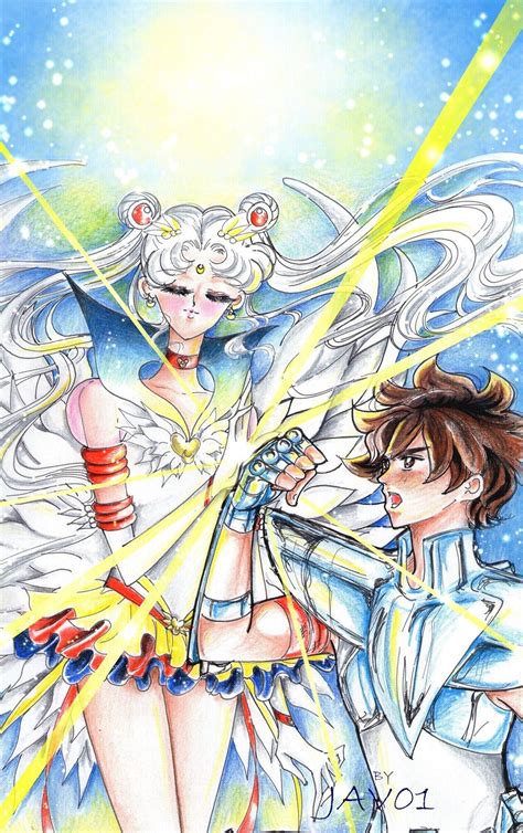 Sailor moon - eternal sailor moon VS seiya by zelldinchit.deviantart ...