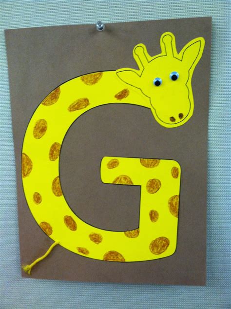 G+is+for+giraffe.JPG 1,195×1,600 pixels | Preschool letter crafts, Letter a crafts, Alphabet ...