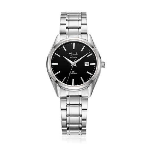 Buy Alexandre Christie Women Black Classic Steel Watch (8681LDBSSBA) (M ...