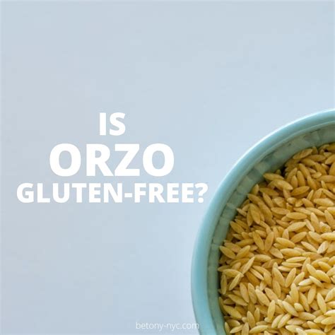 Is Orzo Gluten-free? How Health Is Orzo? {GF Brands + Substitites}