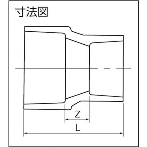 クボタケミックス DV継手 インクリーザ DV－IN 50x40 DVIN50X40 塩ビ管継手 1個｜カウネット