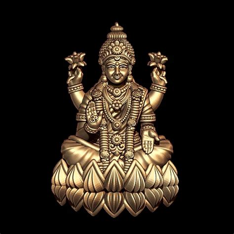 Laxmi Ganesh 3D Model STL File Download