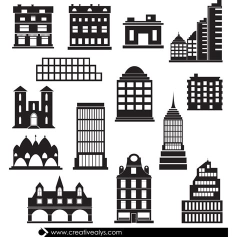 Building Icon Vector PNG 的图像结果