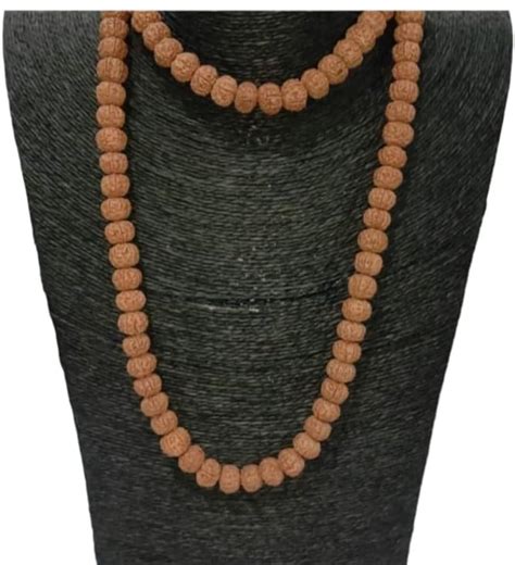 7 Mukhi Rudraksha Mala 108 Beads Pathri Mala | With Certification ...