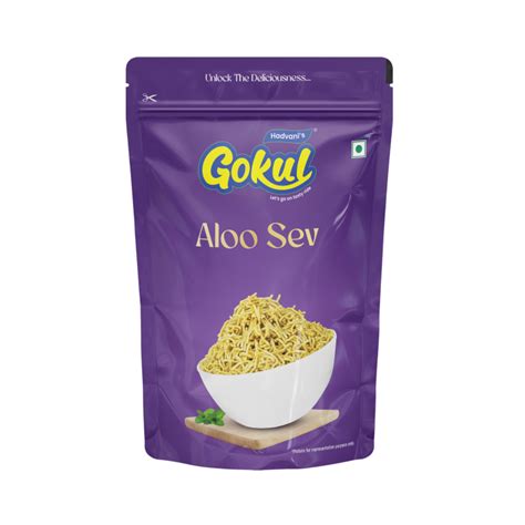 Aloo Sev – Crispy Potato Snack with Traditional Spices – Gokul Snacks