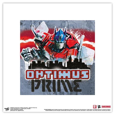 Gallery Pops Transformers: Battle In Brooklyn - Optimus Prime City Wall ...