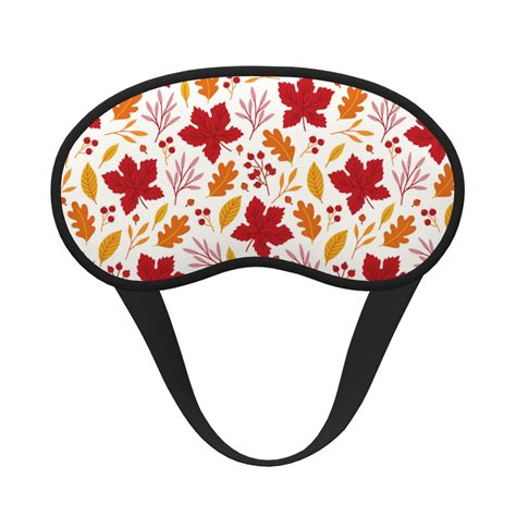 Gaeub fall laef Maple Printed Sleep Mask, Eye Masks for Sleeping, Eye ...