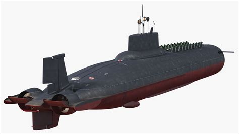 Akula Project 941 Typhoon Class Ballistic Missile Submarine Rigged for ...