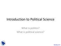 Introduction to Political Science 的图像结果