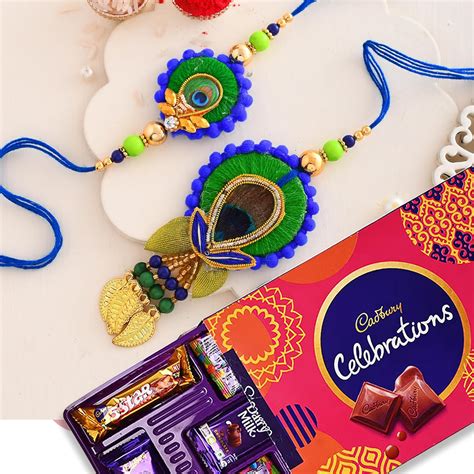 CraftVatika Rakhi Gift for Brother with Chocolate for Brother Bhabhi ...