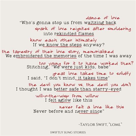 Love or Loss? Taylor's "loml" Meaning, Explained - Swiftly Sung Stories