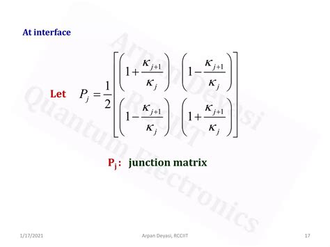 Image result for Transmission Matrix Method