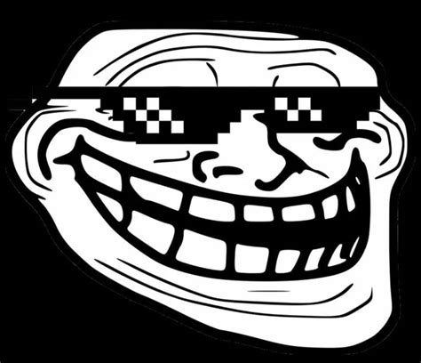 A troll face - The original internet meme explained