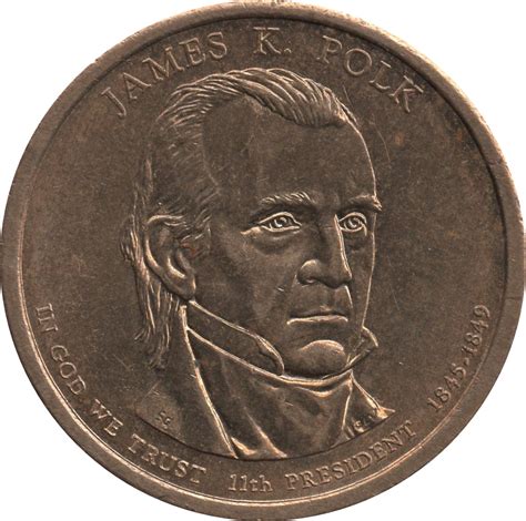 1 Dollar (James K. Polk) - Estados Unidos – Numista