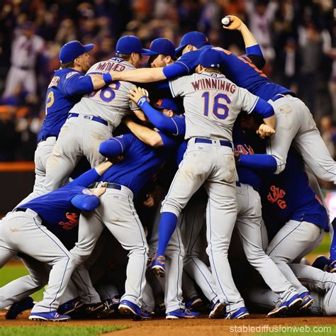 Mets Historic World Series Victory | Stable Diffusion Online