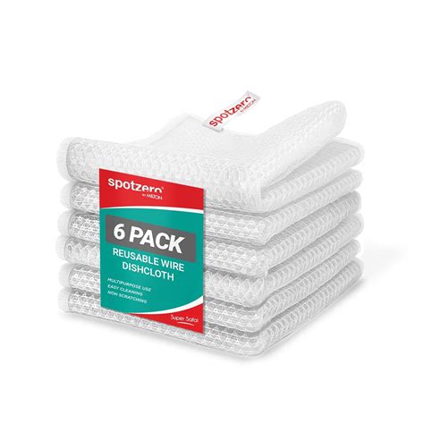 Spotzero By Milton Non-Scratch Wire Dish Cloth (Pack of 6) I ...