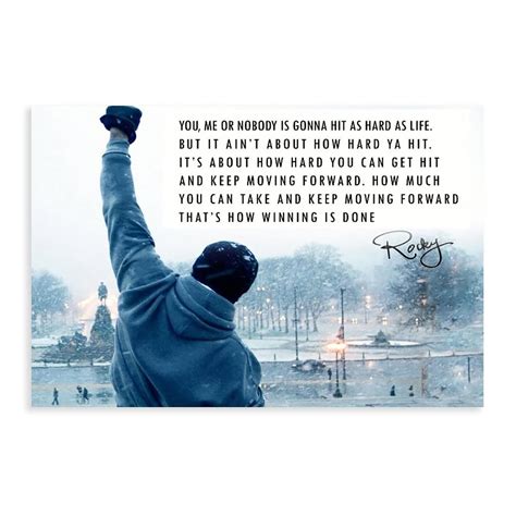 Amazon.com: The Movie Rocky Rocky Balboa Motivational Boxing ...