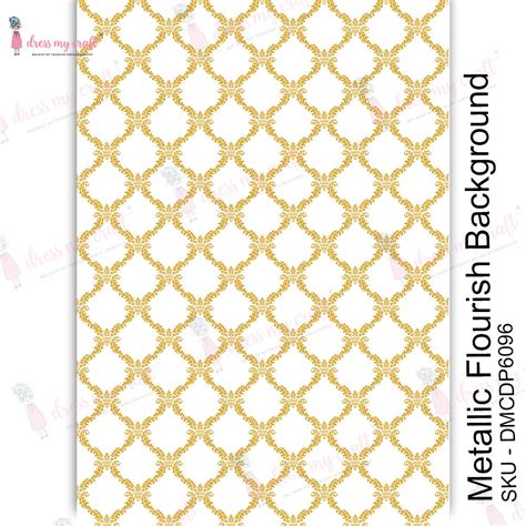 Metallic Flourish Background - Transfer Me – CRAFTERS CORNER
