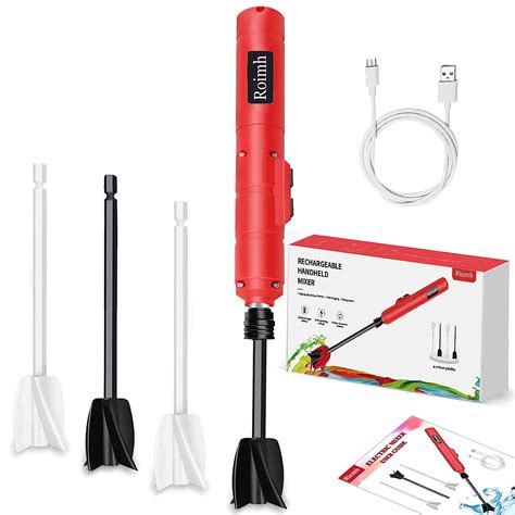 Epoxy Mixer for Resin, Handheld Electric Resin Mixer for Mixing Epoxy ...