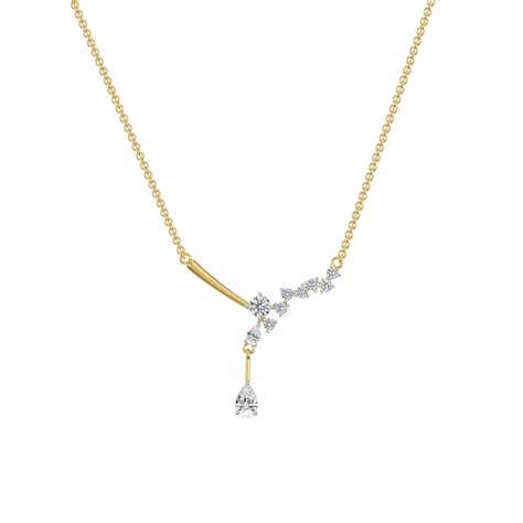 Buy Saphie One Sided Lab Grown Diamond Necklace by Emori!