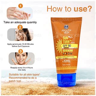Ayouthveda Sun Turn Spf 50 Pa Cream 60gm - Uses, Side Effects, Dosage ...