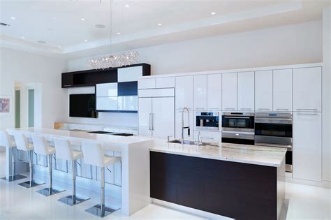Contemporary Kitchens White Cabinets