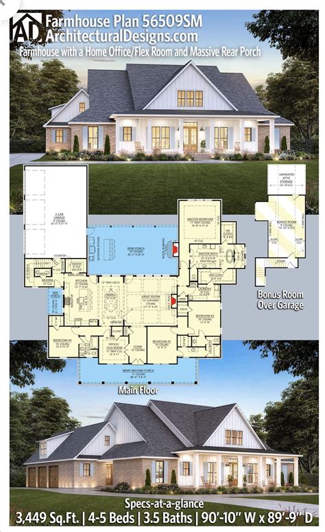 Pin by Brielle on Build it Up | House plans farmhouse, Family house ...