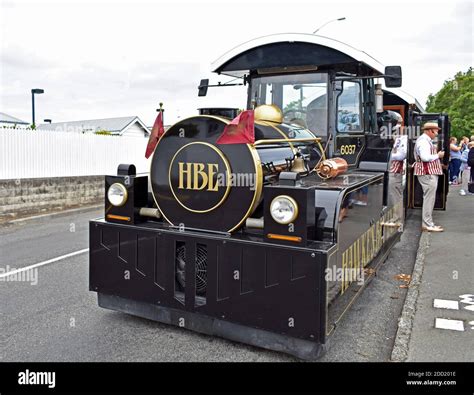 The Hawke's Bay Express, a modern road train styled as an old-fashioned ...