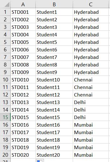 Bulk Insert From CSV to SQL Table 的图像结果