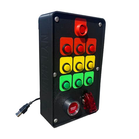 Boîte à boutons sim racing à 12 boutons Simracing V2 - NYT Racing