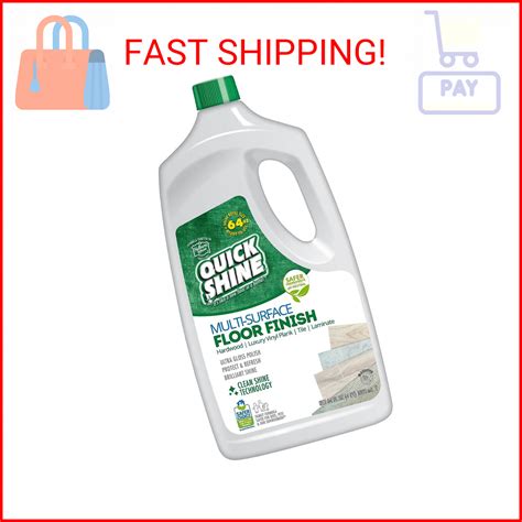 Quick Shine Multi Surface Floor Finish 64oz Cleaner & Polish to use on ...