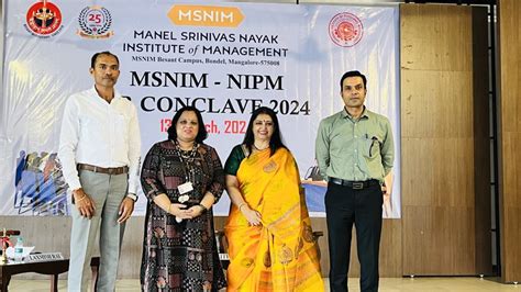 MSNIM- NIPM HR CONCLAVE 13th March - 2024 - Manel Srinivas Nayak ...