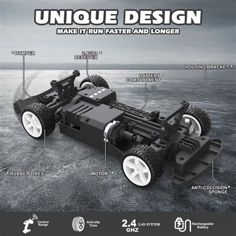 LOOZIX APOZGAR 1:14 4WD RC Drift Car with LED Light India | Ubuy