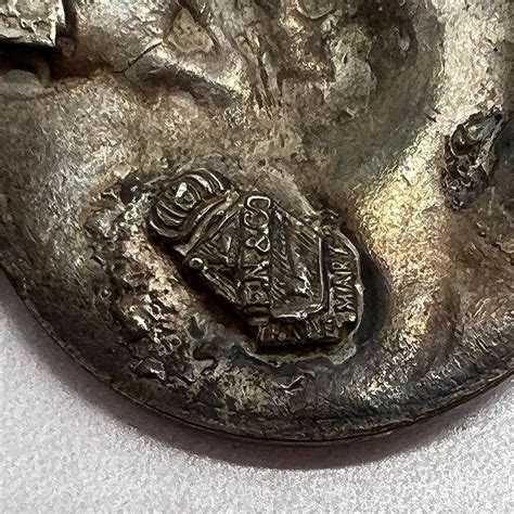 Rare Ancient Coin Motif Fishel Nessler & Co Belt Buckle - Vintage ...