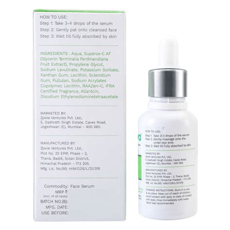 OZiva Bioactive Vitamin C30 Face Serum, 30 ml Price, Uses, Side Effects ...