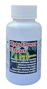 Buy Hops Flower Extract Capsule - 60 Capsules (Get One Bottle 50ml Hops ...