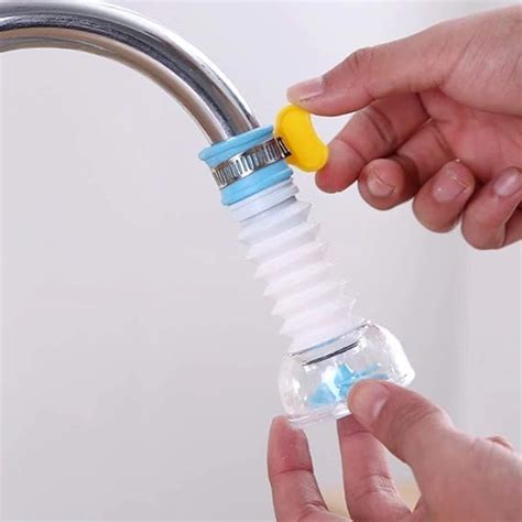 House Tools Adjustable Kitchen Splash Plastic Water Saving Faucet ...