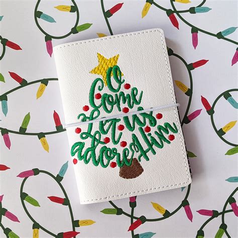 Buy O Come Let Us Adore Him Notebook Covers 2 Sizes Instant Download ...