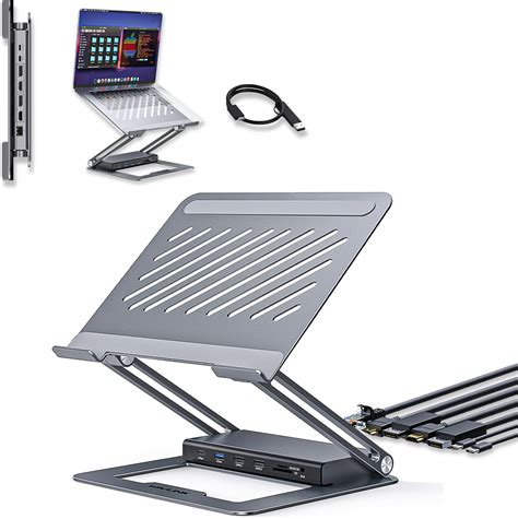 Amazon.com: Laptop Docking Station Stand Dual 4K Monitor: QUUGE USB C ...
