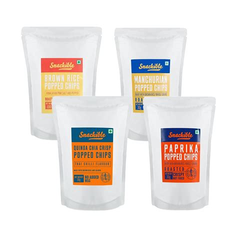 Buy Snackible Himalayan Pink Salt and Pepper Popped Chips, Manchurian ...