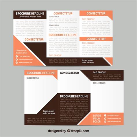 Trifold brochure examples Vectors - Download Free High-Quality Vectors ...
