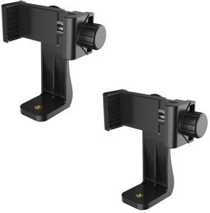 FU4 set of 2 Universal Tripod Mount Adapter Clip with Adjustable Clamp ...