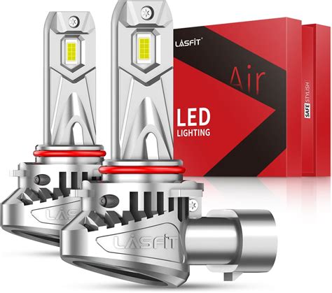 Amazon.com: LASFIT 9006 LED Bulb, 2024 Upgrade LCAir 400% Brighter HB4 ...