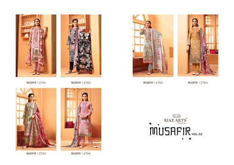 Musafir Vol 3 Riaz Art Cambric Lawn Karachi Salwar Suits – Kavya Style Plus