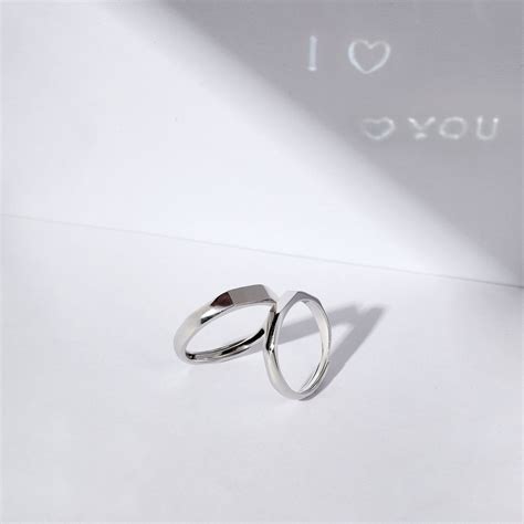 Couple's Silver Promise Rings | Salty – Salty Accessories