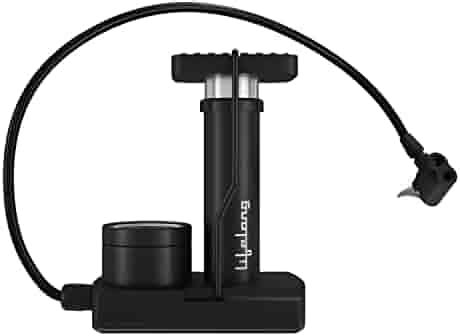 Lifelong LLBAPM01 Bicycle Air Pump with Meter Mini Bike Pump Foot ...