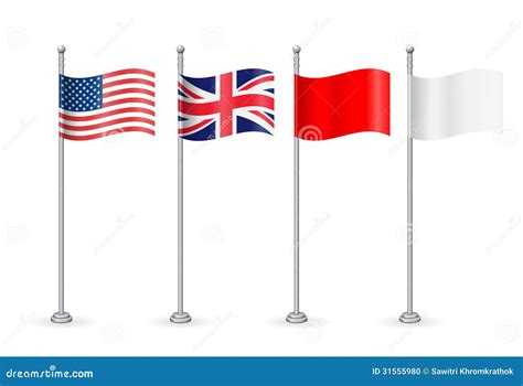 Vector American with England Flag Stock Vector - Illustration of border ...