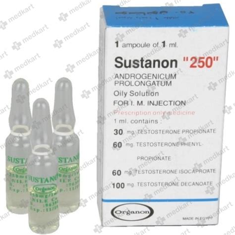 Sustanon 250mg Injection 1ml | Price, Uses & Side Effects | Medkart