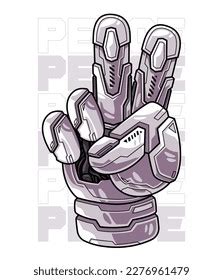 Image result for Peace Sign Robot Hand